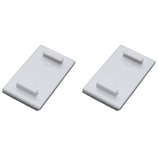 Deco4Me Klebeträger Set für Seitenzugrollo & Doppelrollo (2er-Set)