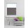 Plissee 75x140cm silber-grau verspannt Klemmfix ohne Bohren Faltrollo Fenster T&uuml;r