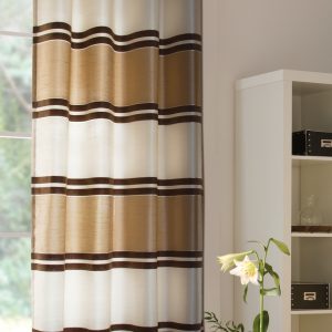 Ösenschal Voile & Deko – 140 cm breit, verschiedene Designs – Vienne Beige