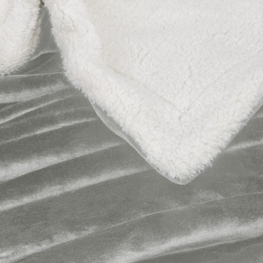 Sunlusso Sherpa-Decke mit Coralfleece, 200 GSM