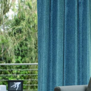 Ösenschal Voile & Deko – 140 cm breit, verschiedene Designs – Orta Blau