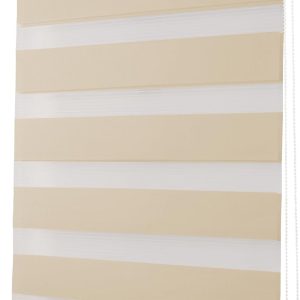 Premium Doppelrollo mit Kassette Creme