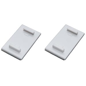 Klebeträger-Set für Seitenzugrollo & Doppelrollo (2er-Set)