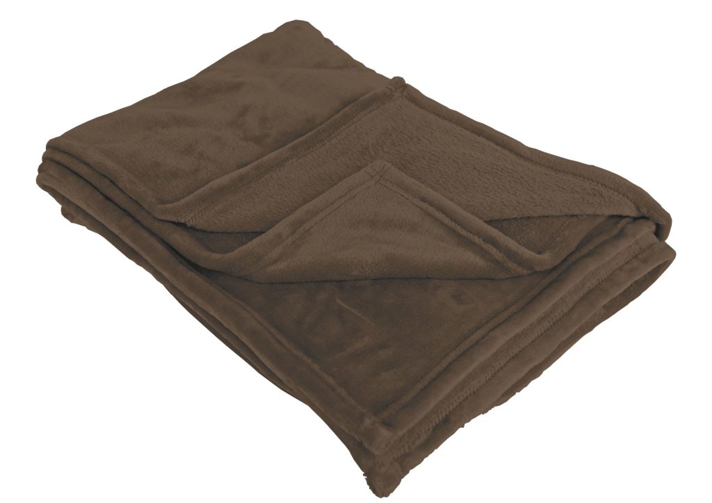 Sunlusso Tagesdecke Braun, 150 x 200 cm, 270 GSM