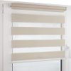 Doppelrollo Klemmfix ohne Bohren Beige