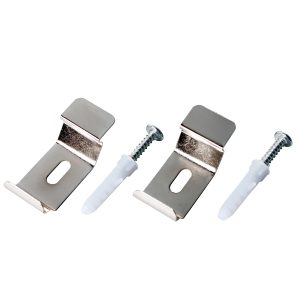 Wand- & Deckenträger-Set für Doppelrollo mit Montageprofil (2er-Set)
