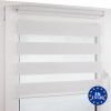 Doppelrollo Klemmfix ohne Bohren Weiß