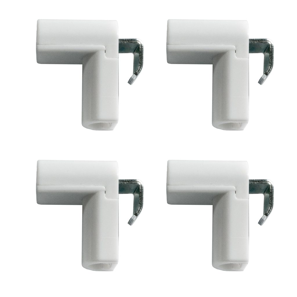 Metall-Klemmträger-Set für Plissee (4er-Set)