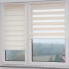 Doppelrollo Klemmfix ohne Bohren Beige