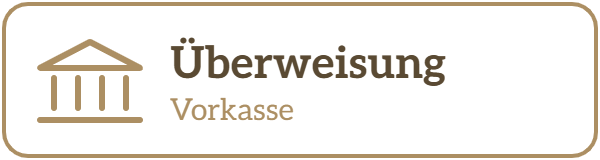 Zahlungsart: Überweisung (Vorkasse)
