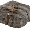 Kunstfelldecke Brown Bear, Braun – Bild 2