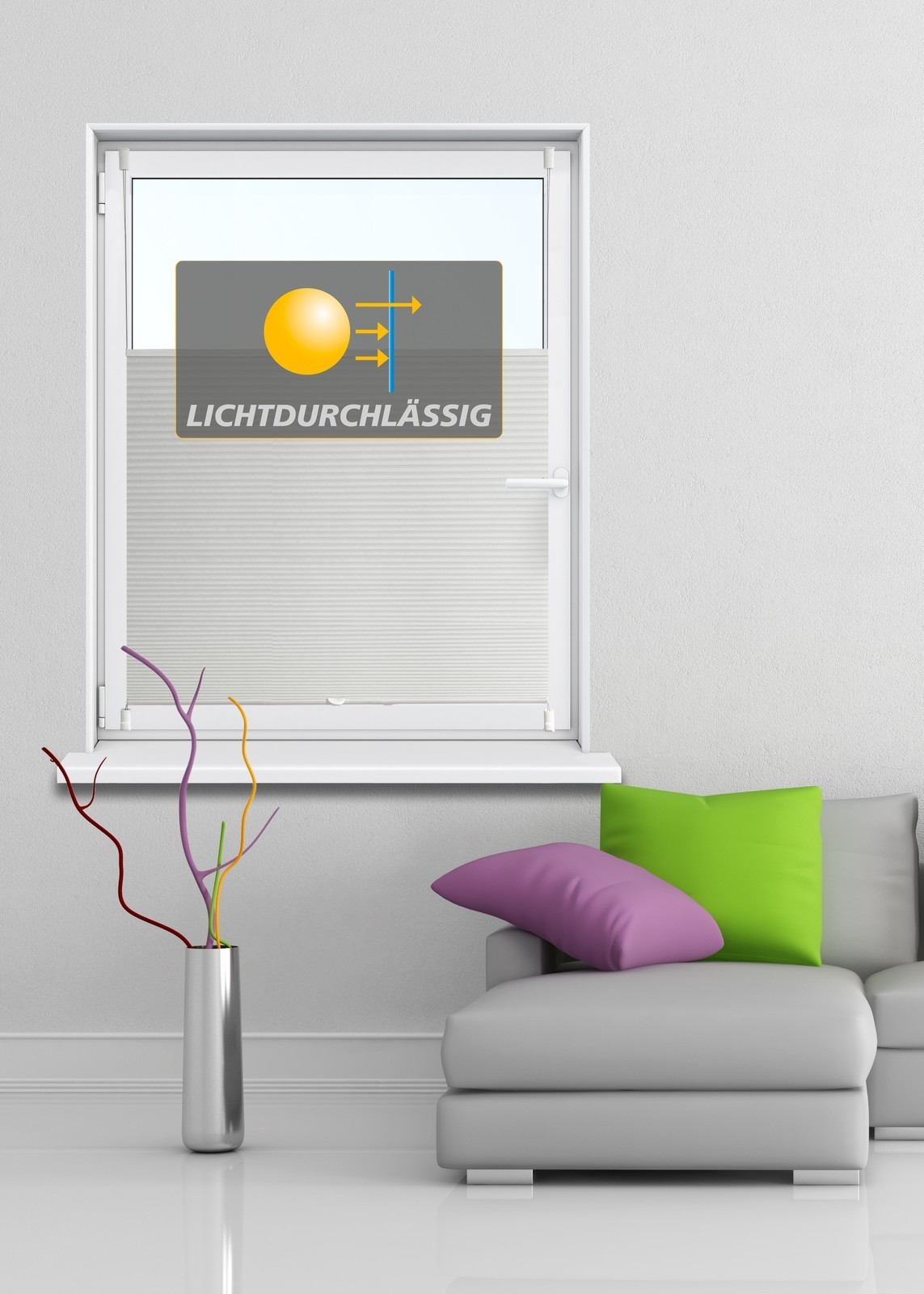 Lichtdurchlässig
